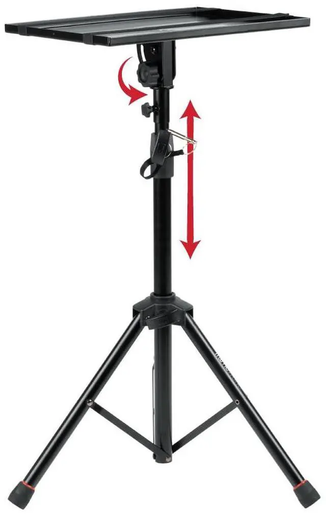 Main image of Laptop & Projector Tripod Stand with Height & Tilt Adjustment (GFWLAPTOP1500)