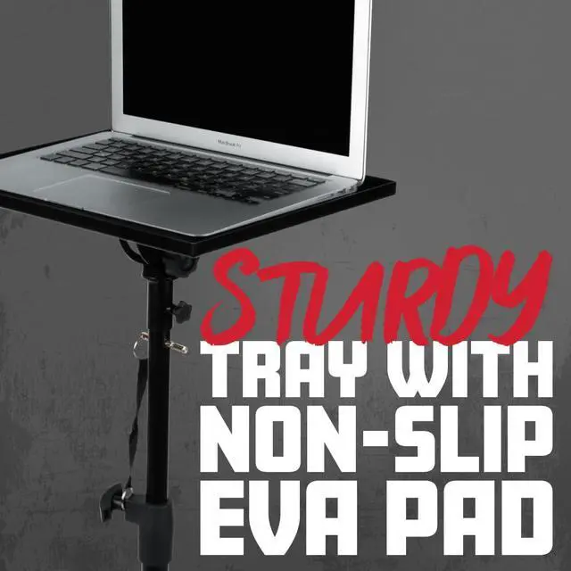 Alt view image 2 of 7 - Laptop & Projector Tripod Stand with Height & Tilt Adjustment (GFWLAPTOP1500)