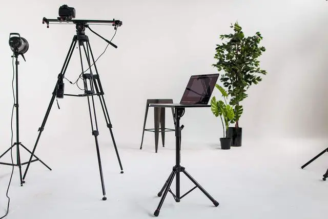 Alt view image 7 of 7 - Laptop & Projector Tripod Stand with Height & Tilt Adjustment (GFWLAPTOP1500)