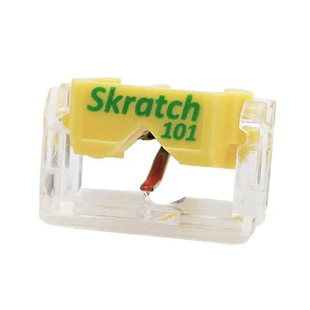 Alt view image 3 of 7 - JICO SKRATCH 101 Replacement Styli Compatible with Shure M44-7, JICO J44A 7 & JICO IMPACT (2 pcs)