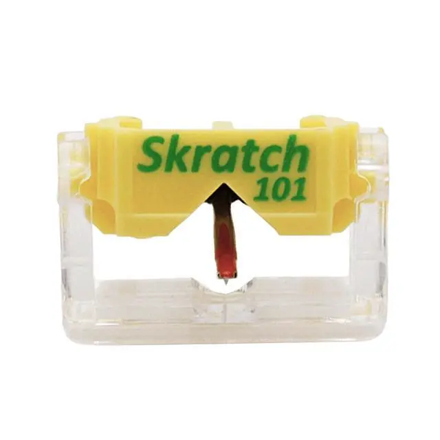 Alt view image 4 of 7 - JICO SKRATCH 101 Replacement Styli Compatible with Shure M44-7, JICO J44A 7 & JICO IMPACT (2 pcs)