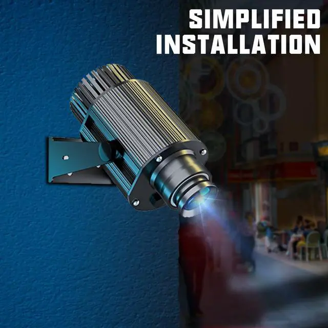 Alt view image 7 of 7 - Custom Logo Projector Lights Custom GOBO projectors for Store Business or Wall Outdoor Waterproof ip67 HD led for Shop Advertising and Wedding 35W