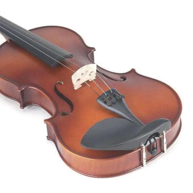 Alt view image 4 of 7 - 3/4 Violin Set For Beginners - Hand Carved Acoustic Violins Kit - Fiddle Solid Wood Kit with Hard Case, Bow, Rosin, Shoulder Rest, Bridge and Extra Strings