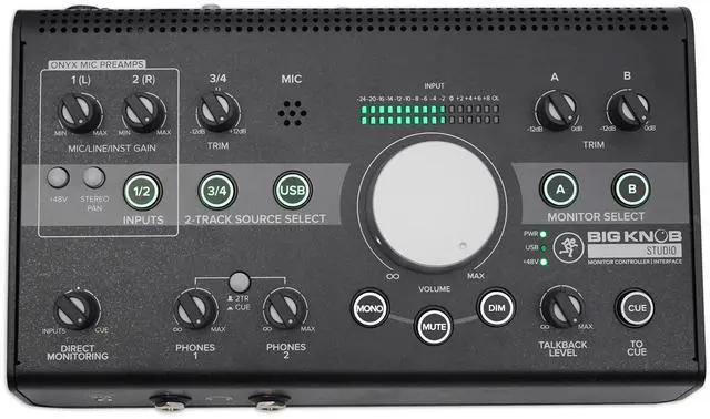 Main image of Big Knob Series, 3x2 Studio Monitor Controller 192kHz USB I/O (BIG KNOB STUDIO)