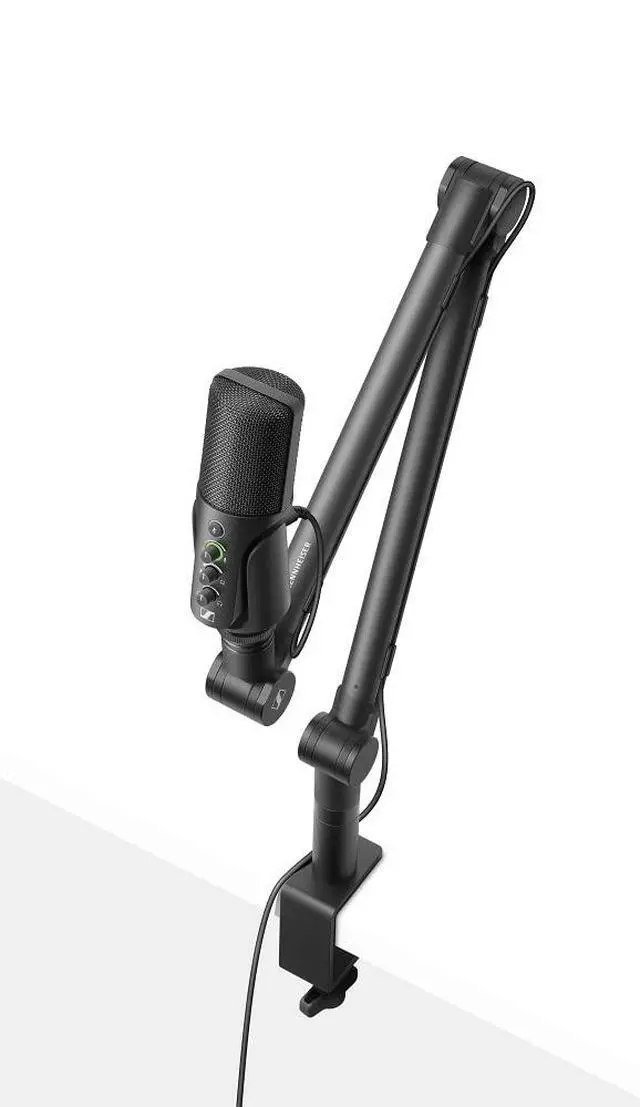 Alt view image 2 of 7 - Professional Profile USB Microphone Streaming Set with Boom Arm, 3 m USB-C Cable & Mic Pouch