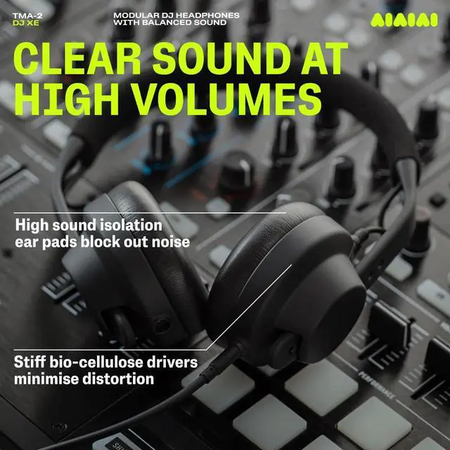 Alt view image 6 of 7 - TMA-2 DJ XE - Professional On Ear Headphones for DJs with Clear Balanced Sound, High Isolation Earpads, and Weighing Only 168g, Modular Design with Easily Replaceable Parts