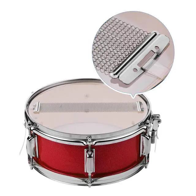 Alt view image 3 of 7 - 12inch Snare Drum, Marching Drum Set with Drumsticks Drum Key and Adjustable shoulder Straps, Snare Drum Head for Students Beginners (Red)