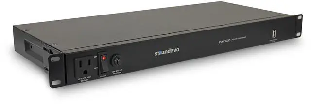 Main image of PMX-600 Rack-mount 1U Power Conditioner/Surge Protection - Noise Filtering (No Sequencer Function)
