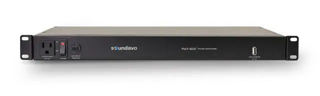 Alt view image 2 of 4 - PMX-600 Rack-mount 1U Power Conditioner/Surge Protection - Noise Filtering (No Sequencer Function)