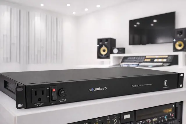 Alt view image 4 of 4 - PMX-600 Rack-mount 1U Power Conditioner/Surge Protection - Noise Filtering (No Sequencer Function)