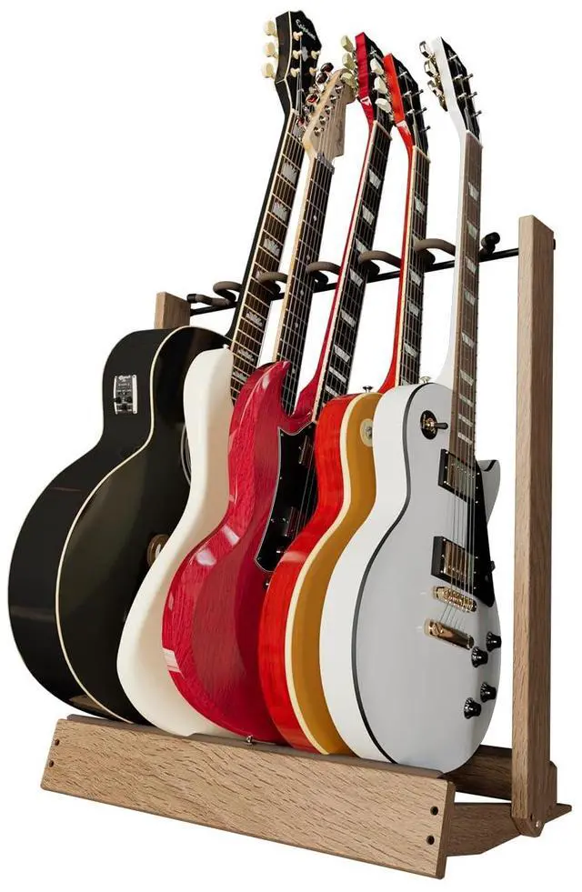 Main image of Guitar Stand for 6 Electric or Bass, or 3 Acoustic Guitars for Home or Studio (CC34)