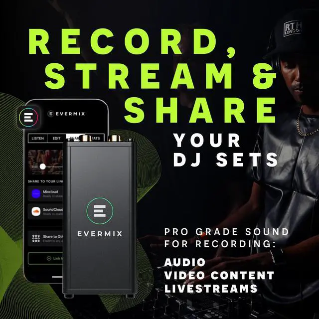 Alt view image 2 of 7 - Box 5 DJ Audio Interface - Record and Livestream DJ Sets in High Quality, iOS and Android Compatible, Black