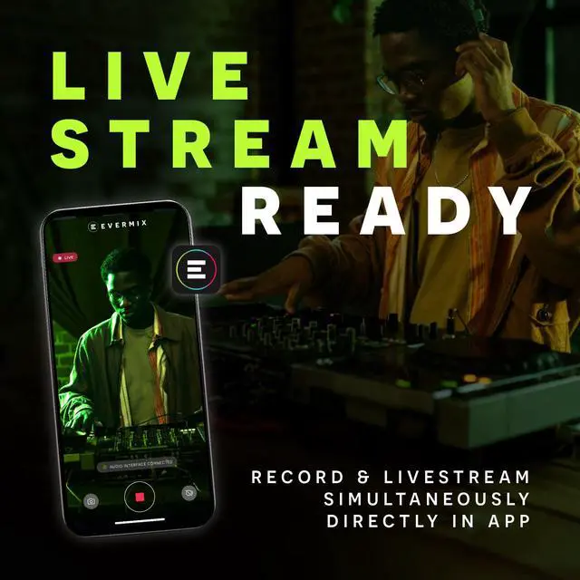 Alt view image 4 of 7 - Box 5 DJ Audio Interface - Record and Livestream DJ Sets in High Quality, iOS and Android Compatible, Black