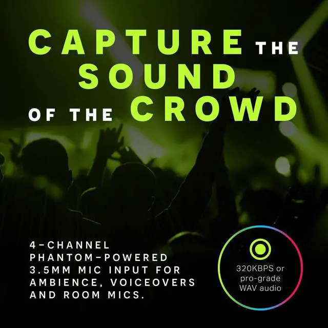 Alt view image 7 of 7 - Box 5 DJ Audio Interface - Record and Livestream DJ Sets in High Quality, iOS and Android Compatible, Black