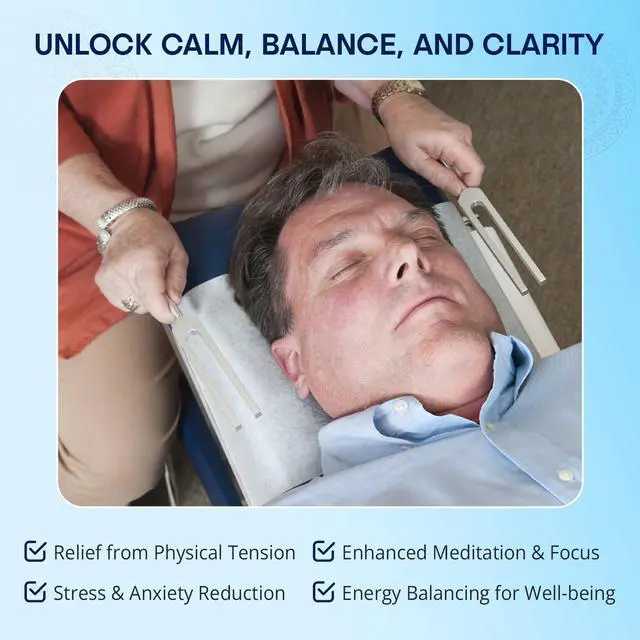 Alt view image 7 of 7 - Body Tuners Tuning Forks - 256Hz & 384Hz (C&G) for Sound Healing, Precision-Machined Aluminum Alloy - Made in USA - Chakra Healing, Sound Therapy, Reiki, Yoga, Energy Balancing Tools