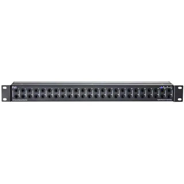 Alt view image 2 of 3 - Pro Audio P48-48 Point Balanced Patch Bay