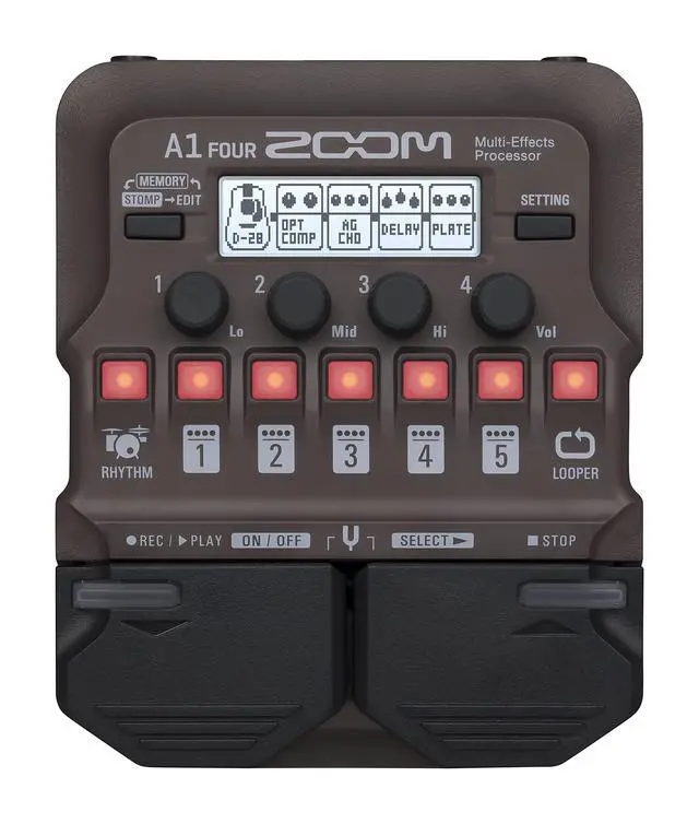 Alt view image 2 of 6 - A1 FOUR Acoustic Instrument Multi-Effects Processor Pedal Bundle