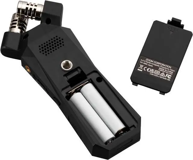 Alt view image 7 of 7 - H1essential Handy Recorder Bundle with Professional Lavalier Condenser Microphone, 32GB microSDHC Card, Furry Microphone Windscreen, 4 AAA Alkaline Batteries, and More!