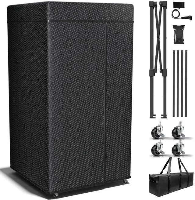Main image of Portable Recording Booth Sound Booth for Recording Echo-Free Vocals Complete Home Recording Studio Foldable Vocal Booth with Travel Bag for Voiceovers, Podcasts & Music (XL Booth)