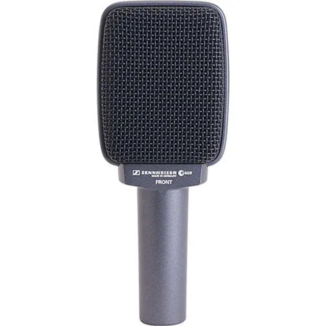 Alt view image 2 of 7 - E609 Silver Instrument Microphone Bundle with 20ft XLR Cable + Cleaning Cloth (3 Items)