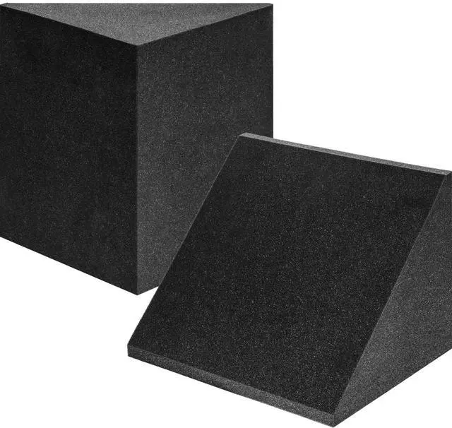 Main image of Delta Bass Traps, 16.5 x 15.8 x 12 in, for Wall Corners, 2-Pack | Stackable super chunk corner bass traps for vertical wall corners and floor-to-ceiling treatment in studios and home theaters