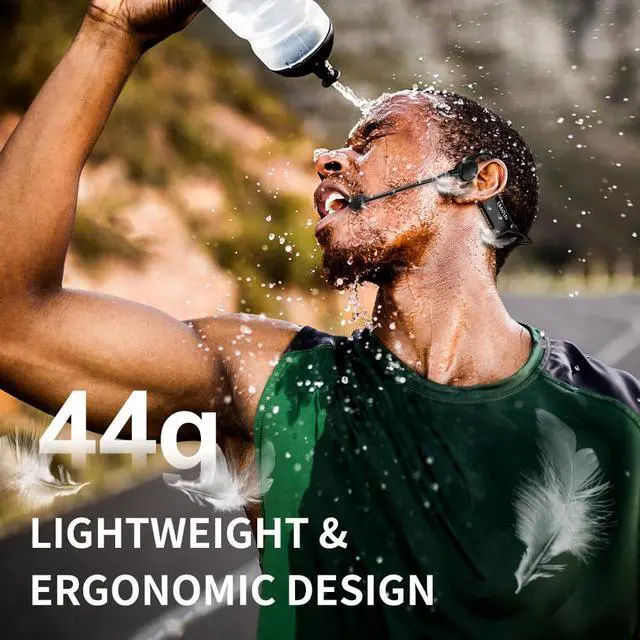 Alt view image 3 of 6 - 2.4G Fitness Headset Wireless Microphone, IP67 Waterproof Sweatproof Microphone for Water Aerobics, Swimming Coach, Fitness Instructor, Yoga, Spinning, Training, Teaching, Speakers, GWP91
