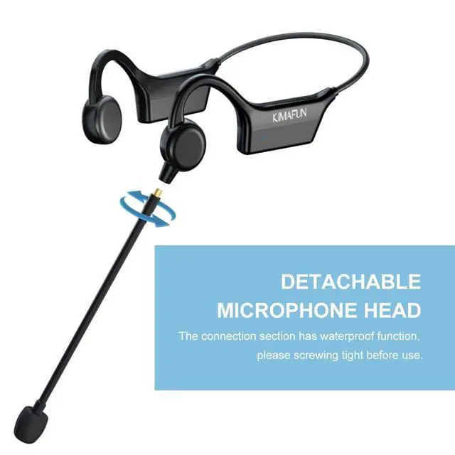 Alt view image 5 of 6 - 2.4G Fitness Headset Wireless Microphone, IP67 Waterproof Sweatproof Microphone for Water Aerobics, Swimming Coach, Fitness Instructor, Yoga, Spinning, Training, Teaching, Speakers, GWP91