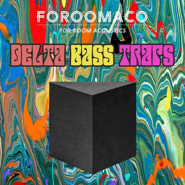 Alt view image 7 of 7 - Delta Bass Traps, 16.5 x 15.8 x 12 in, for Wall Corners, 2-Pack | Stackable super chunk corner bass traps for vertical wall corners and floor-to-ceiling treatment in studios and home theaters