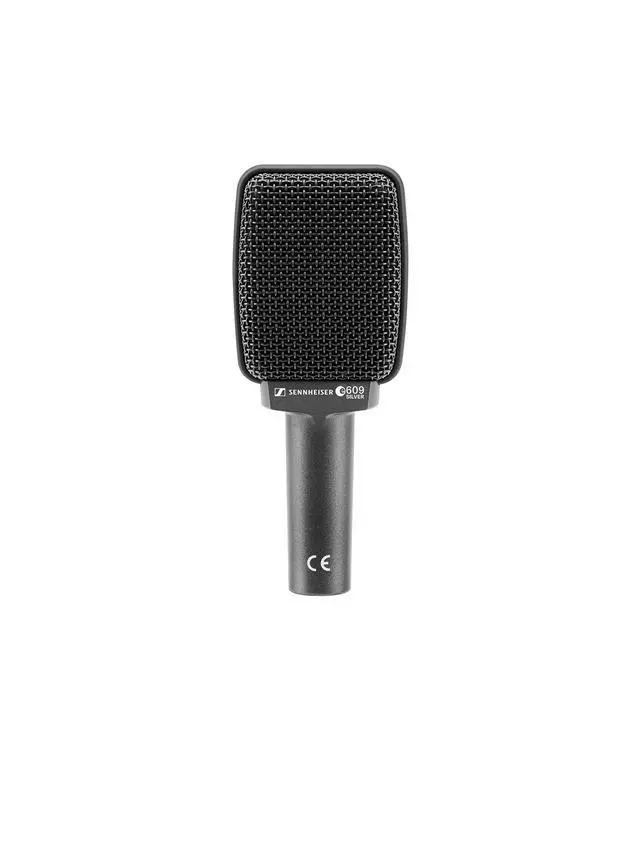 Alt view image 2 of 7 - Professional e 609 Silver Super-Cardioid Instrument Microphone,Wired, Wireless