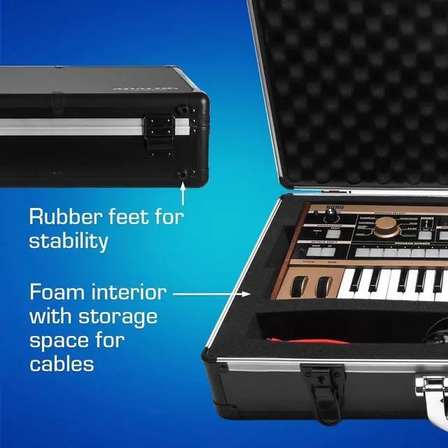 Alt view image 3 of 5 - Korg MicroKorg/MicroKorg S Case - Lightweight UNISON Hard Case