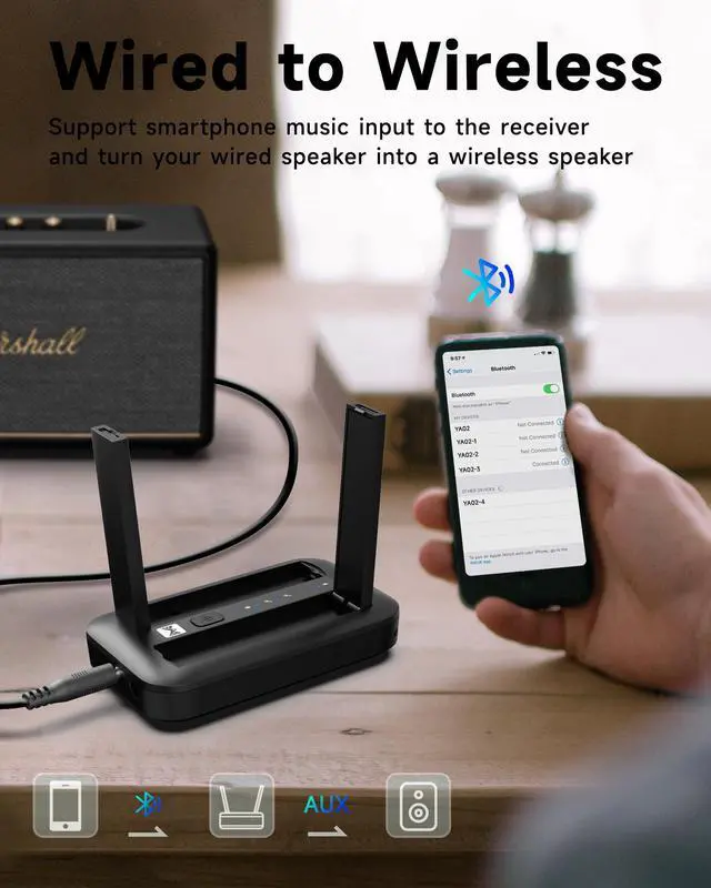 Alt view image 5 of 7 - Portable Karaoke Machine with AI Voice Removal & Studio-Grade Reverb - Wireless Microphones System, Bluetooth 5.0, Professional Mics for Home Singing