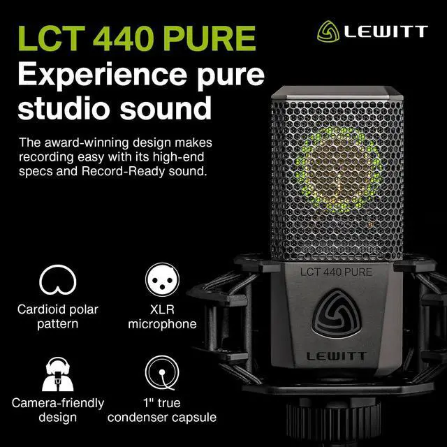 Alt view image 3 of 7 - LCT440PURE Large Diaphragm Condenser Mic