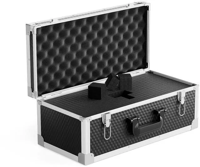Main image of Storage Case with Pre-Diced Foam and Alloy Frame PCSE-XL | Aluminum Alloy Frame, Protective Gear Storage, Ergonomic Handle, Wireless Mic Systems, Camera Gear