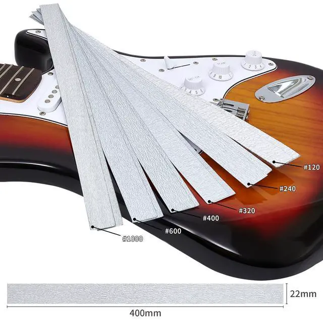 Alt view image 7 of 7 - Luthier Setup Tool Kit, Guitar Fret Leveling Kit for Enthusiasts | 16" Fret Leveling Beam, Neck Notched Straight Edge, Fret Rocker, String Action Gauge, Understring Radius Gauge, Feeler Gauge