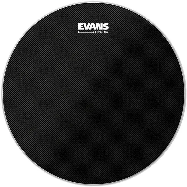 Main image of Hybrid Black Marching Snare Drum Head - Marching Band Drum Heads - 14 Inch