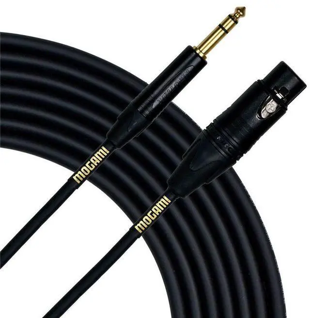Main image of Gold TRSXLRF-25 Balanced 1/4 Inches to XLR Female Patch Cable - 25 Feet