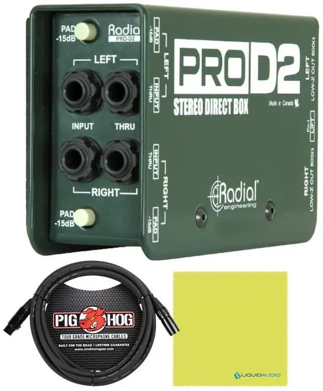 Main image of Radial Engineering ProD2 Passive Stereo DI Box Bundle