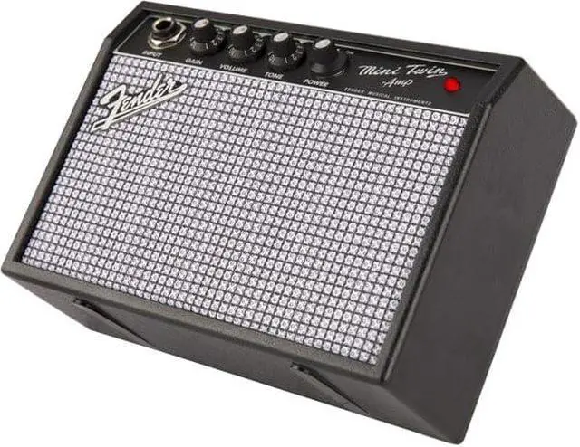 Alt view image 2 of 3 - Mini 65 Twin-Amp Electric Guitar Amplifier, Black, with