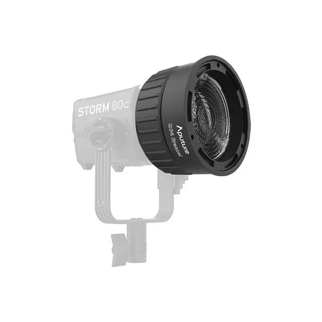 Alt view image 4 of 7 - CF4 Fresnel for Storm 80c 4 Lens, Mini Prolock Mount (Black) | Compact 4 Fresnel for Storm 80c, 15 Degree -40 Degree Beam Range, Up to 5.5× Brightness, Includes Carrying Case