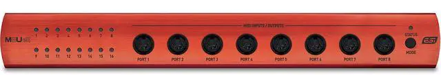 Alt view image 2 of 4 - M8U eX: 16-Port USB 3.0 MIDI Interface - Class-Compliant, Plug-and-Play Connectivity for PC/Mac, with Standalone Functionality & Integrated USB Hub, Includes Free Cubasis LE for iOS