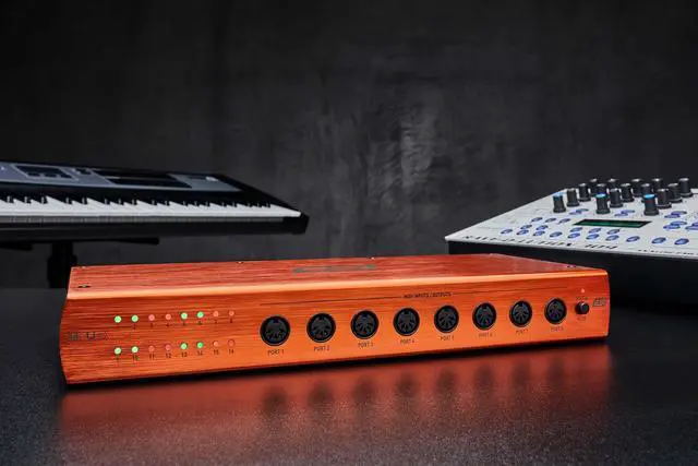 Alt view image 4 of 4 - M8U eX: 16-Port USB 3.0 MIDI Interface - Class-Compliant, Plug-and-Play Connectivity for PC/Mac, with Standalone Functionality & Integrated USB Hub, Includes Free Cubasis LE for iOS
