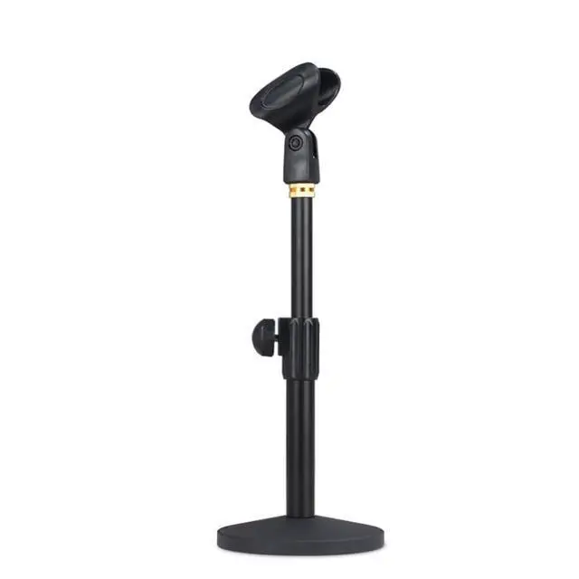 Alt view image 7 of 7 - AT2020 Cardioid Condenser Microphone Bundle with Pop Filter + XLR Cable + Microphone Desktop Stand + Microfiber Cleaning Cloth (5 Items)