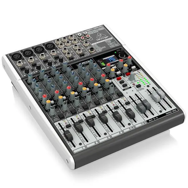 Alt view image 2 of 4 - XENYX X1204USB Premium 12-Input 2/2-Bus Mixer with XENYX Mic Preamps and Compressors, British EQ, 24-Bit Multi-FX Processor and USB/Audio Interface