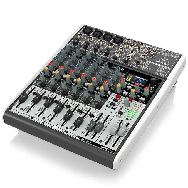 Alt view image 3 of 4 - XENYX X1204USB Premium 12-Input 2/2-Bus Mixer with XENYX Mic Preamps and Compressors, British EQ, 24-Bit Multi-FX Processor and USB/Audio Interface