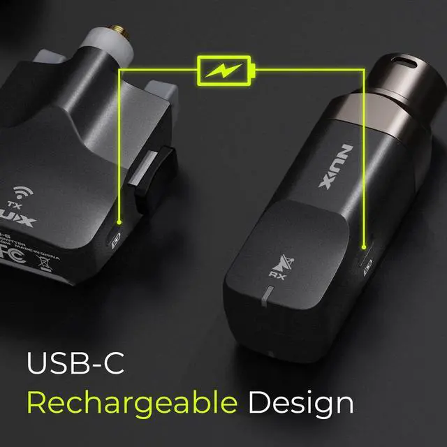Alt view image 3 of 7 - B-6 Saxophone Wireless System with Charging Case,Operation Range of 20 Meters,High-Resolution 24- bit/44.1kHz Audio,2.4GHz Wireless Saxophone Microphone