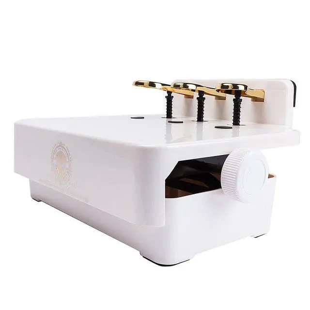Alt view image 6 of 6 - Adjustable Piano Pedal Extender Bench for Kids (White)