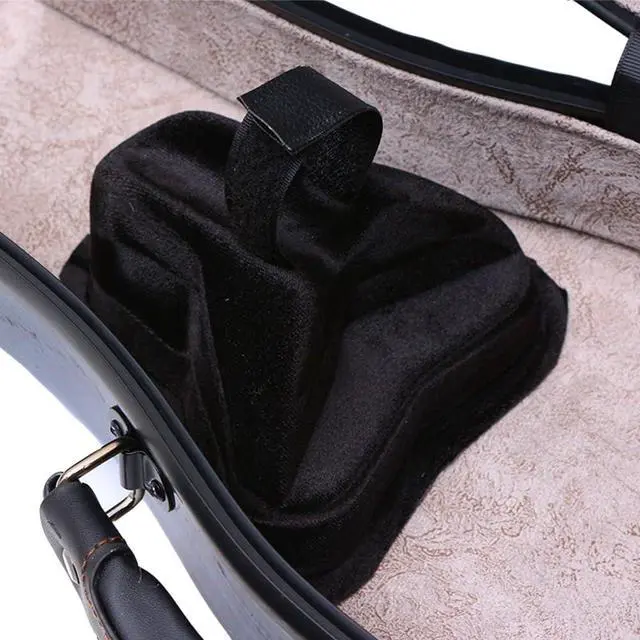 Alt view image 5 of 7 - Dazzling Hard Shell Violin Case 4/4 Full Size Strong Light Flight Carbon Fiber Violin Box with Straps Travel Violin Case (Multicolored)