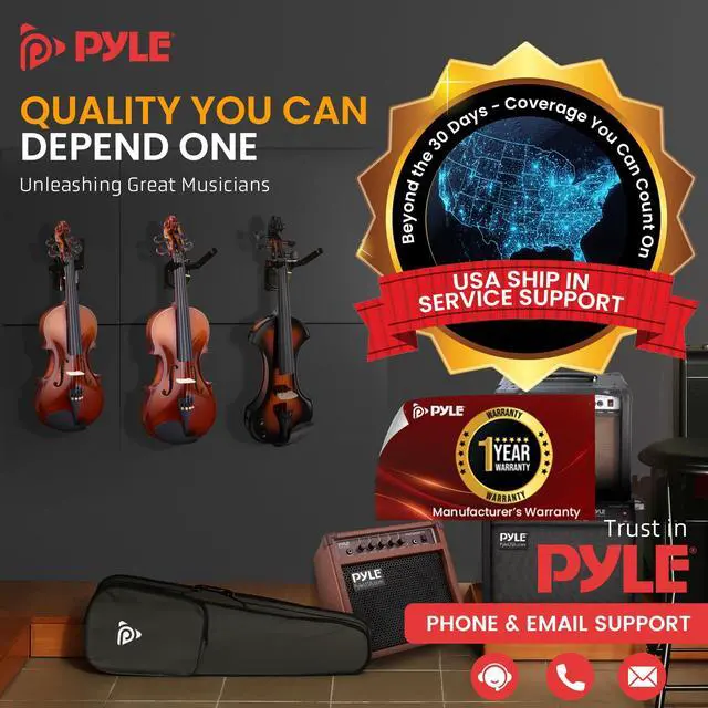 Alt view image 7 of 7 - 4/4 Full Size Acoustic Violin for Beginners Complete Violins Set with Hard Case, Bow, Extra Strings, Rosin, Full Accessories Kit - Mobile App Tuner 2 Month Free Lessons for Kids & Adults