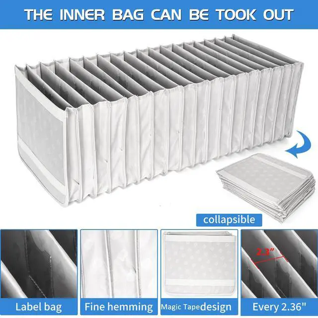 Alt view image 5 of 7 - Extra Large Travel Gig Band Cable File Bag With Separate Bags,DJ Cord Organizer Case for Laptop,DJ Gear,Sound Instrument and Musician Accessories 30"x11"x14.5"