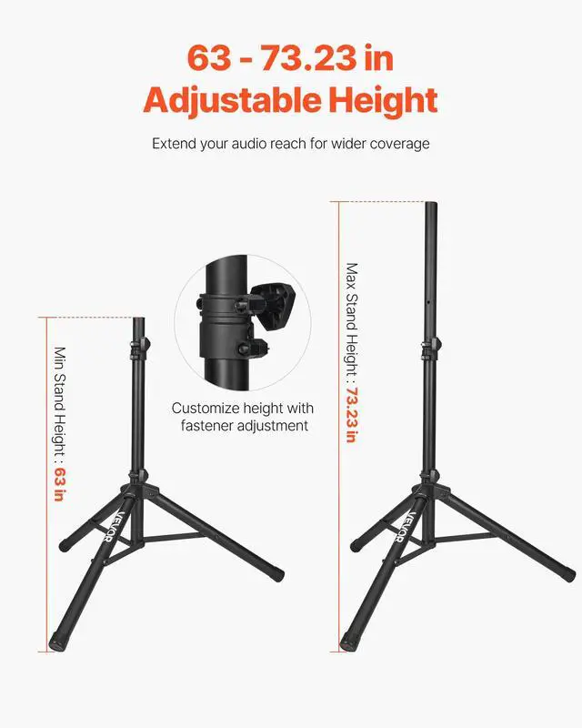 Alt view image 5 of 7 - Portable PA System, 2000W (PMPO) Powered, Sound System Set with 3 Channel Mixer, Dual Speakers, Wireless Bluetooth, Microphone, Compact Stands, USB & SD Inputs, Remote Control, for DJs Events